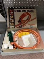STUNT AND DRAG RACE SET WITH BOX NO POWER CORD