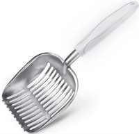 NEW Jumbo Cat Litter Scoop All Metal End-to-End