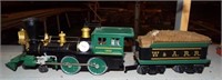 Lionel #1892 train engine with tender. Measures
