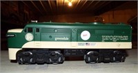 Lionel Greendale Progress train engine. Measures