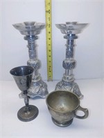 Candlesticks, Chalice, Cup