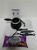 Chocolate treat maker and chocolate chips