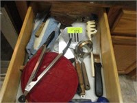 Utensils and misc in drawer
