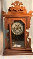 New Haven 8 Day Govenor Clock , with Alarm ,as is