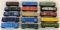 15 Unnamed HO Train Cars