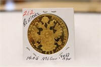 1915 Austria 4 Ducat Gold restrike