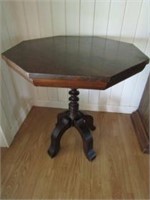 old round pedestal table