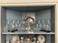 Shelf of Crystal & Miscellaneous