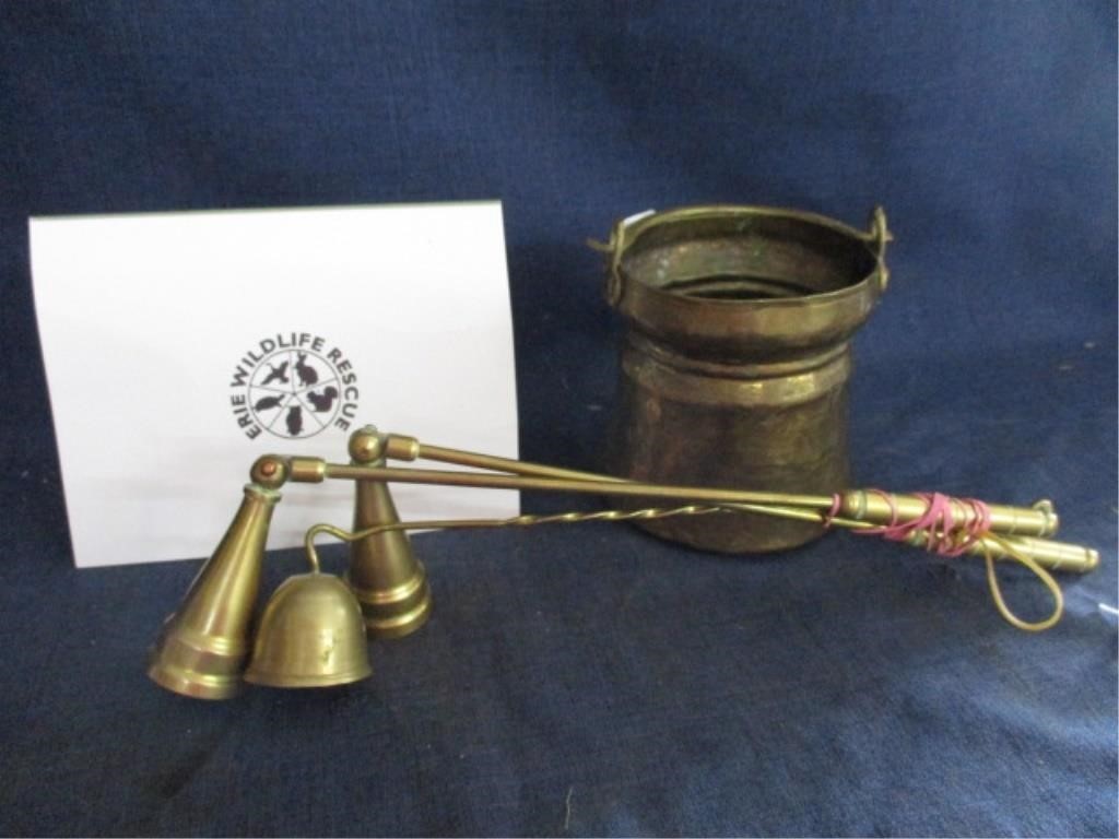 brass candle snuffers