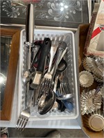 lot of kitchen utensils