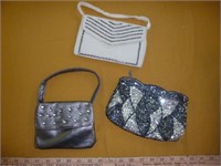 3pc Lady's Evening Bags / Clutch / Purse