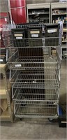 Metal Cart with Stackable Baskets
