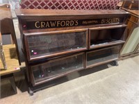 Crawfords biscuits display case