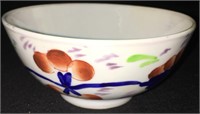 Polychrome Decorated Porcelain Bowl