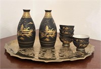 VIntage Japanese Sake Set