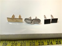 3 Pairs of Cufflinks