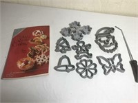 Vintage Rosette Molds & Book