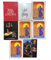 Lot (8) 1970's The Lost Colony Vintage Programs