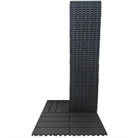 $160  60 sq. Ft Plastic Interlocking Deck Tiles