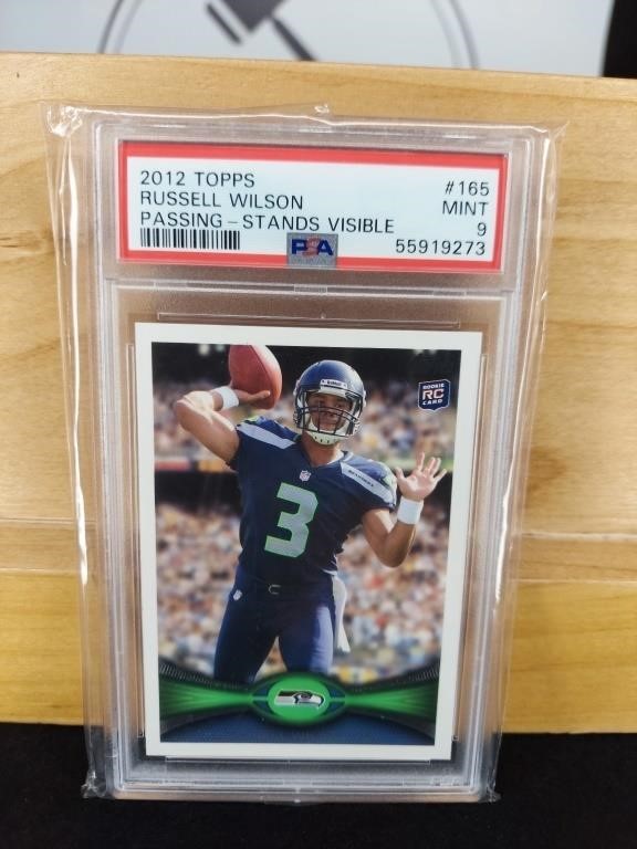 2012 Topps Russell Wilson Rookie PSA 9