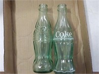 2  Coca-Cola bottles Elmsford + Hattesburg, Mass.