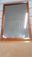 SHERMAG WOOD FRAME WALL MIRROR