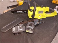 RYOBI 18V 10" chainsaw kit