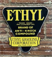 Ethyl Gasoline Corporation Metal Sign 15.5” x