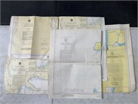 Vintage Lake Michigan Maps by NOAA 1970s