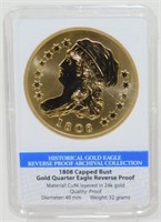 1808 Reverse Proof Capped Bust Quarter Eagle