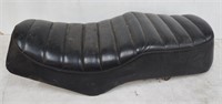 (H) Motorcycle Seat Brand Unknown 
Black Cover w/