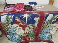 Nativity Scene Fabric Panels & Cotton Fabric