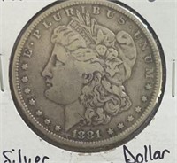 1881S Morgan Silver Dollar