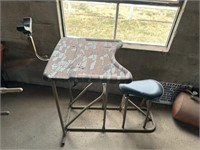 Buck bench folding shooting table