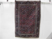 Vtg Persian Rug 41"x 60" See Info