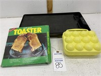 Griddle, Egg Holder & Camp Stove Toaster