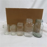 Canning Jars - Assorted Sizes - No Ship Vintage