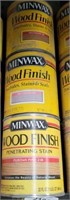 GROUP OF QUART CANS MINWAX WOOD FINISH