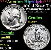 ***Auction Highlight*** 1970-d Washington Quarter