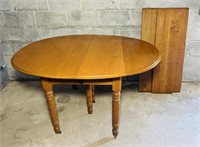 Drop leaf Table, 6 Legged Dining Table with 3