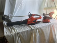 Echo Leaf Blower & Weed Trimmer - Battery Operated