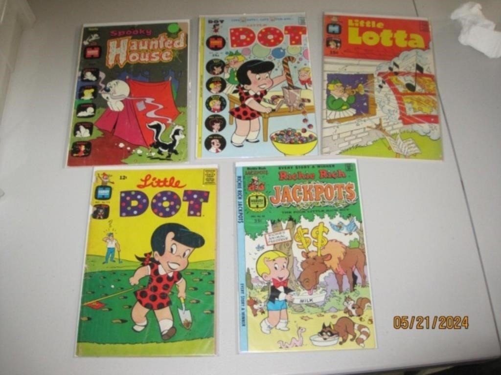 Lot Of 5 Golden Age Harvey Comics