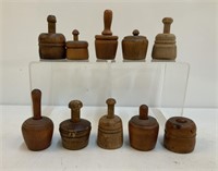 Wooden Butter Stamps collection (10)