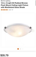 CEILING LIGHT FIXTURE (OPEN BOX, NEW)