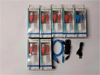 10 pack 3ft micro usb cable