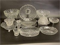 Assortment of Fostoria American Glassware