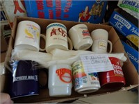 8 ADVERTISING MUGS