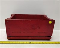 mini-pop primitive wooden crate, rare