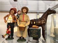 (3) Byers' Choice Figurines with Accessories