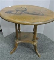 Ducks Unlimited Rare Oval End Table